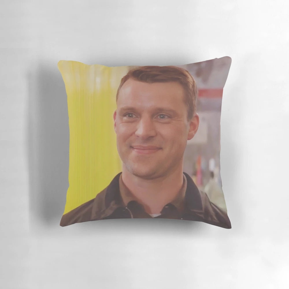 Soft, plush pillow featuring the iconic Matt Casey character from the hit TV show Chicago Fire and the One Chicago universe.