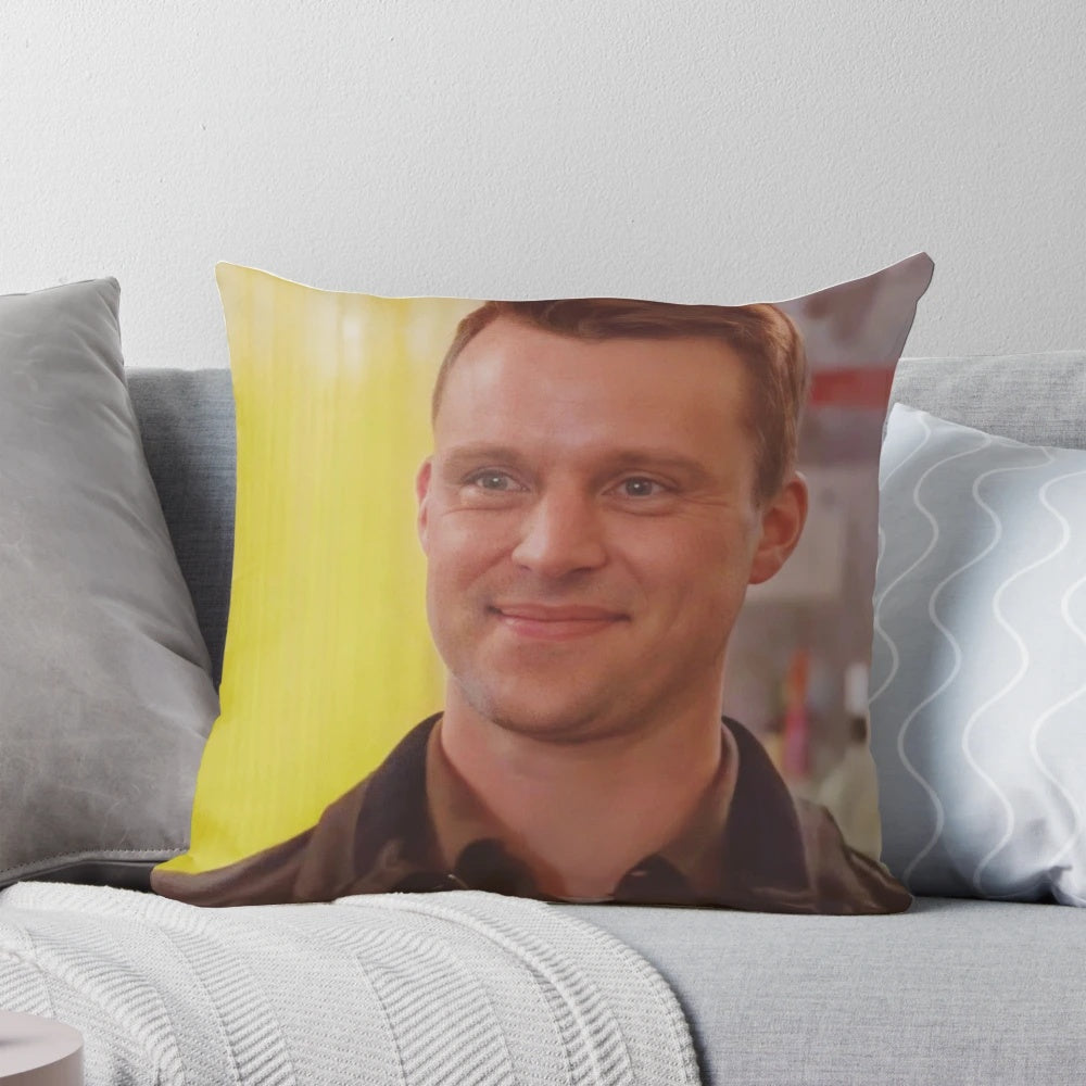 Soft, plush pillow featuring the iconic Matt Casey character from the hit TV show Chicago Fire and the One Chicago universe.