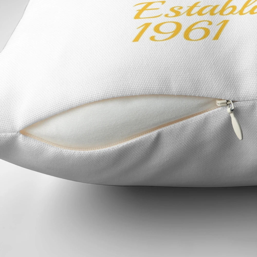 Minnesota Vikings Est. 1961 Pillow with Vikings Helmet and "Skol" Logo