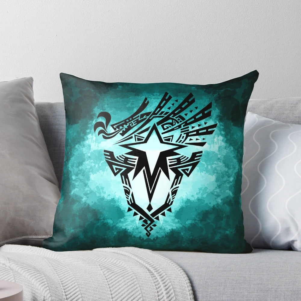 Monster Hunter World: Iceborne Logo Pillow