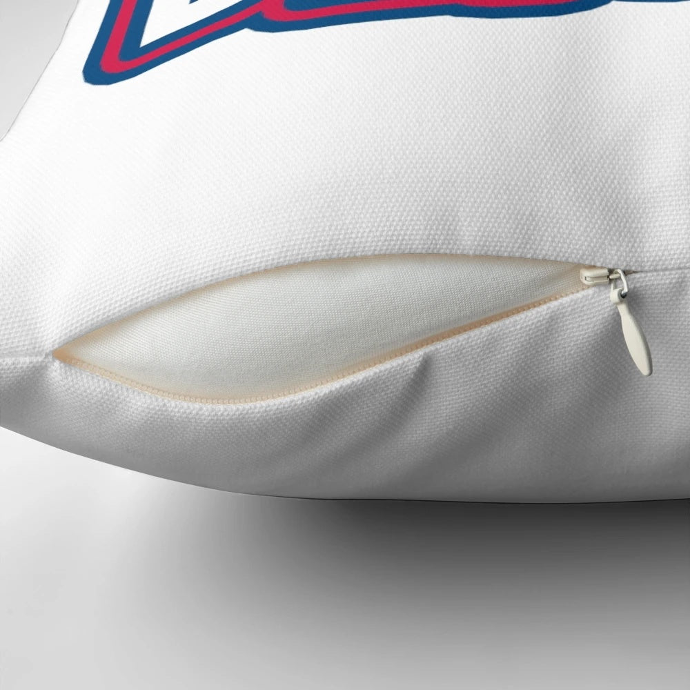 Soft and comfortable MSU Denver Roadrunners-themed pillow