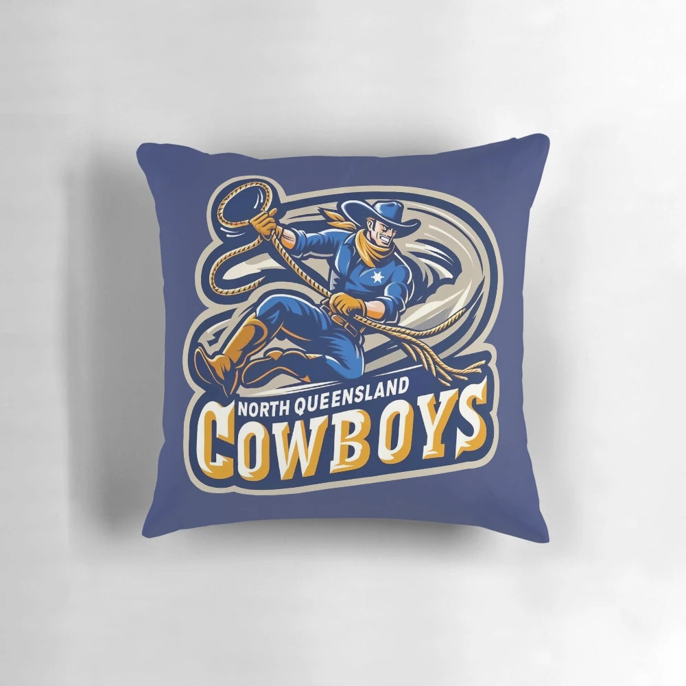 North Queensland Cowboys NRL Rugby League Team Pillow
