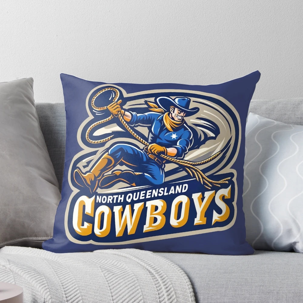 North Queensland Cowboys NRL Rugby League Team Pillow
