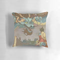 One Piece Luffy vs Kaido Traditional Japanese Art Style Pillow