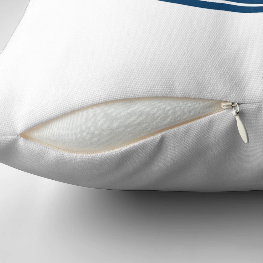Paris Saint-Germain logo printed on a plush throw pillow