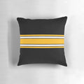 Pittsburgh Steelers pattern throw pillow featuring the team's iconic logo and colors