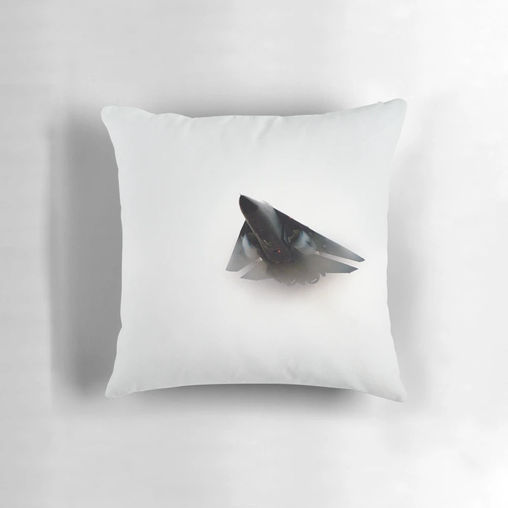 Officially licensed RAAF F-111 Aardvark military aircraft pillow with detailed cockpit design