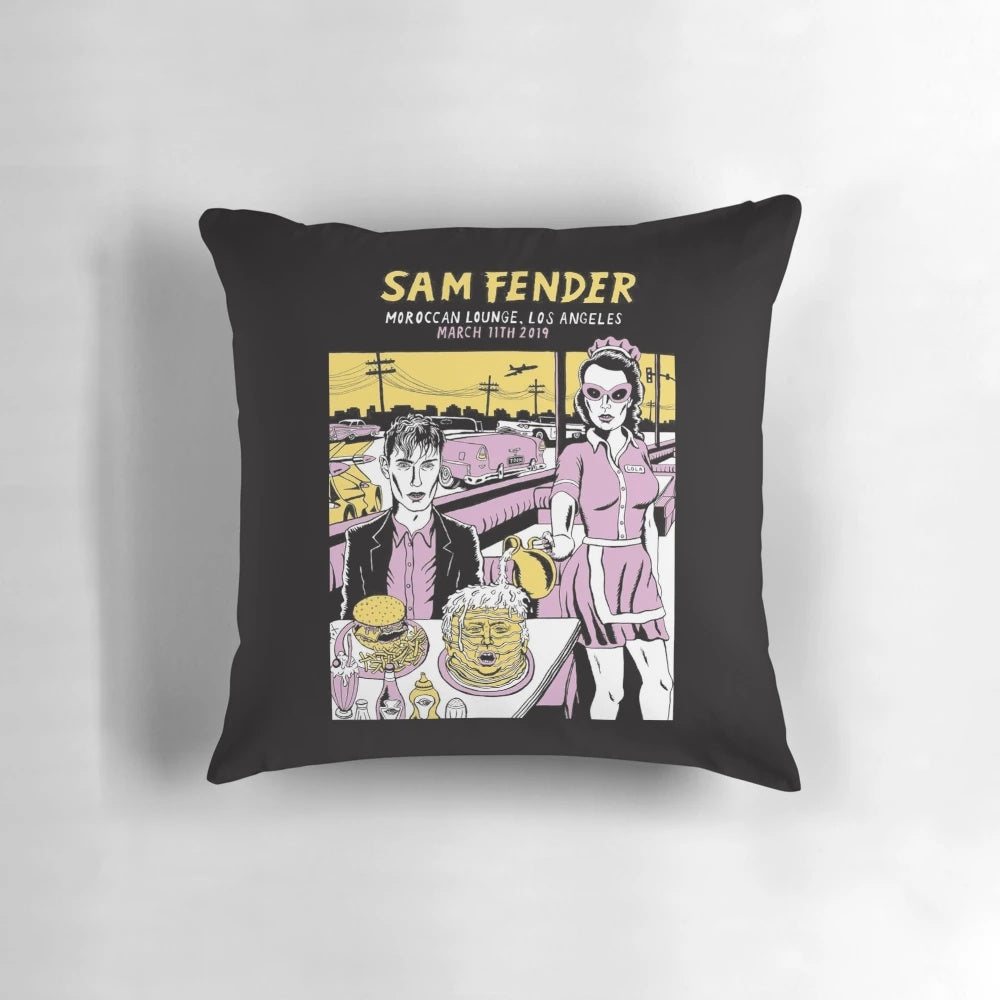 Sam Fender 2 Pillow - Officially Licensed Merchandise for Music Enthusiasts