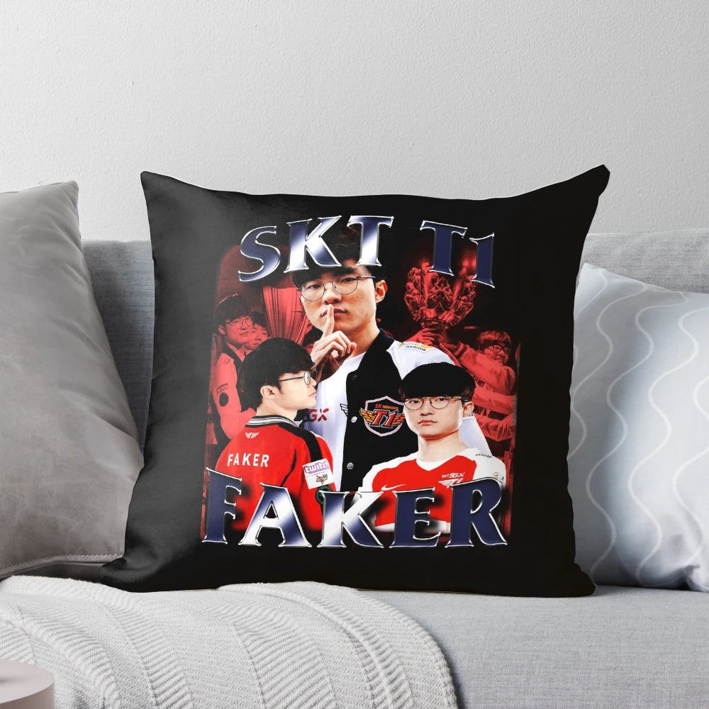 SKT T1 Esports Pillow with League of Legends Branding