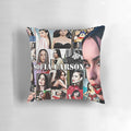 Plush, high-quality sofia carson themed throw pillow