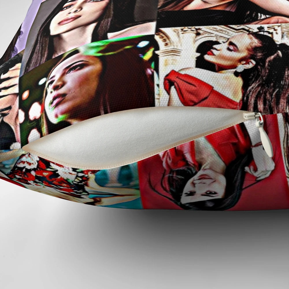 Plush, high-quality sofia carson themed throw pillow