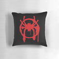 Spider-Verse Miles Morales Pillow with vibrant red and black design