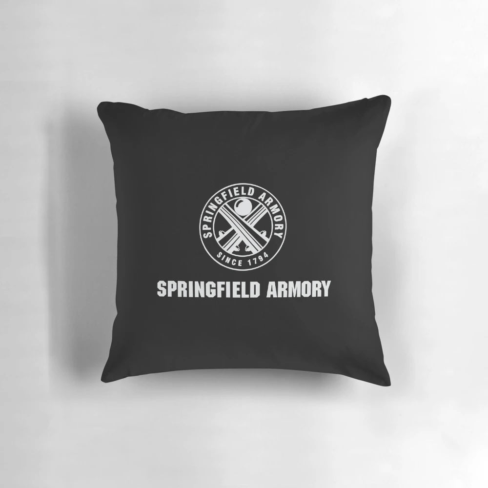 Springfield Armory branded tactical pillow for firearm enthusiasts