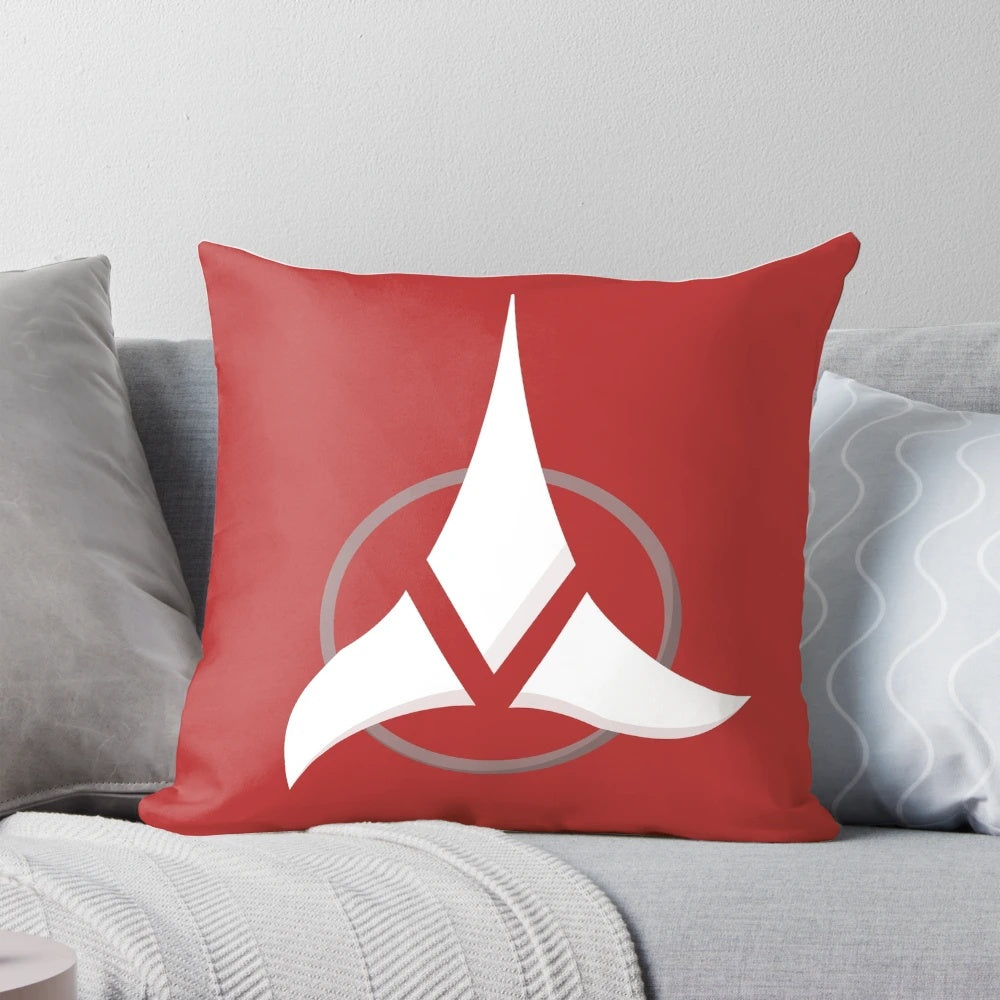 Star Trek Klingon Empire Pillow, featuring the iconic Klingon emblem