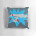 A plush, comfortable pillow featuring the iconic NCC-1701 starship from the original Star Trek series.