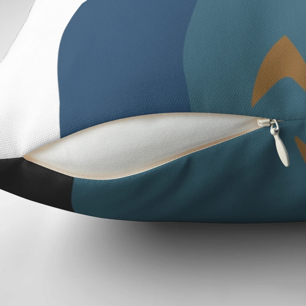 An officially licensed Star Trek Spock torn pillow depicts the iconic Vulcan character.