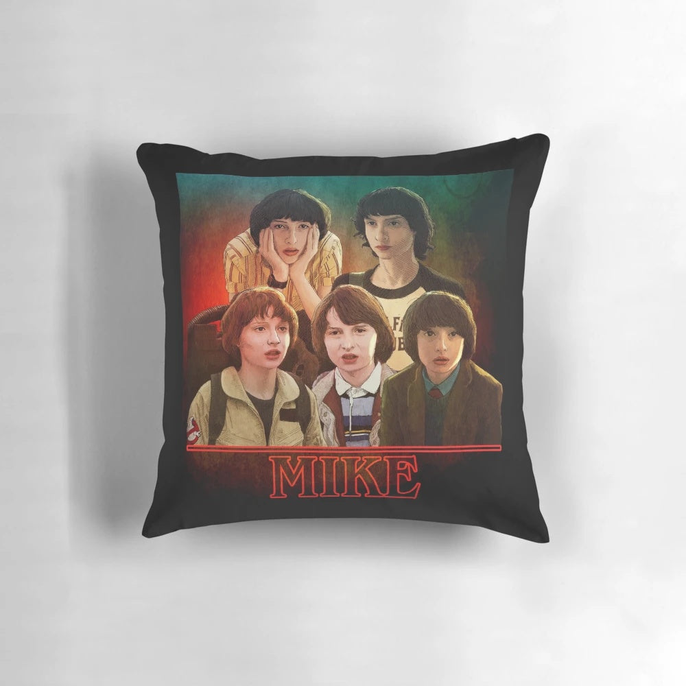 Stranger Things Mike Wheeler Pillow featuring Finn Wolfhard's character