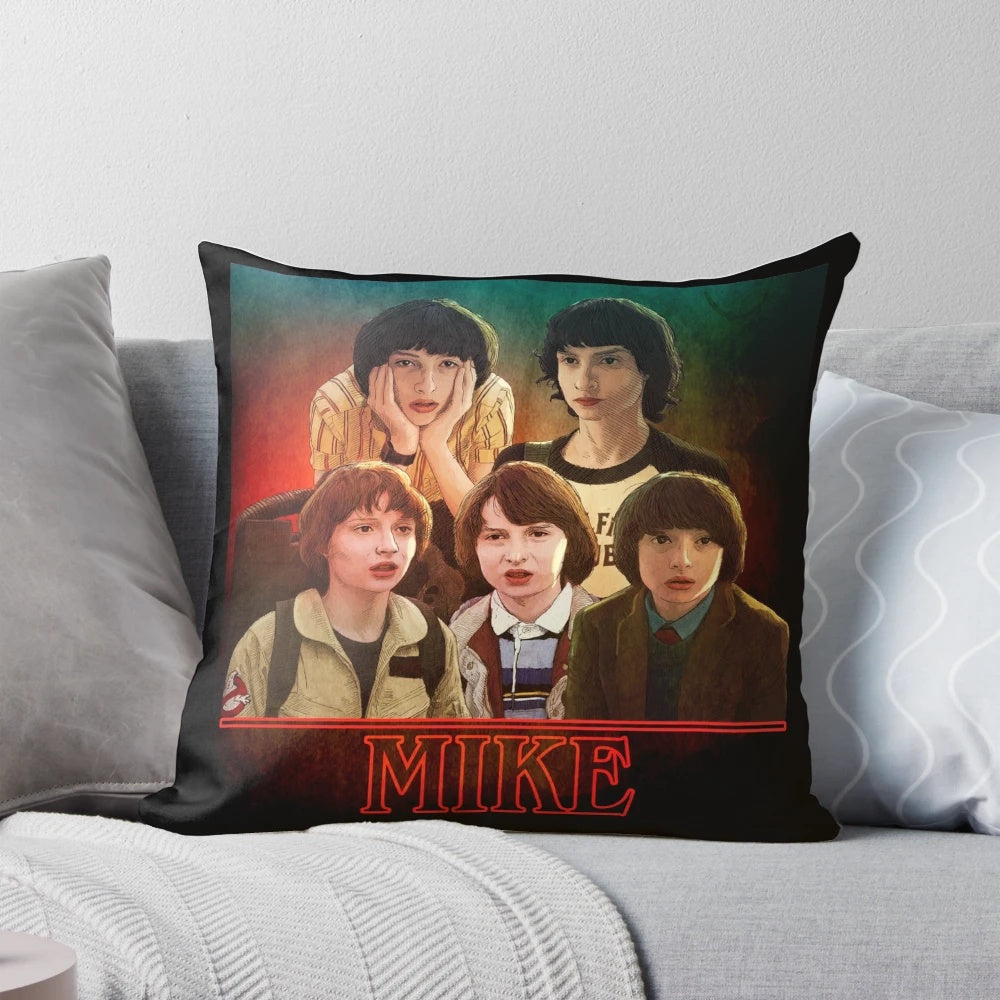 Stranger Things Mike Wheeler Pillow featuring Finn Wolfhard's character