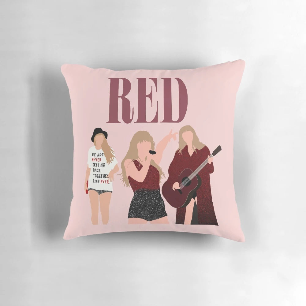 Taylor Swift "The Eras Tour" Red (Taylor's Version) Pillow