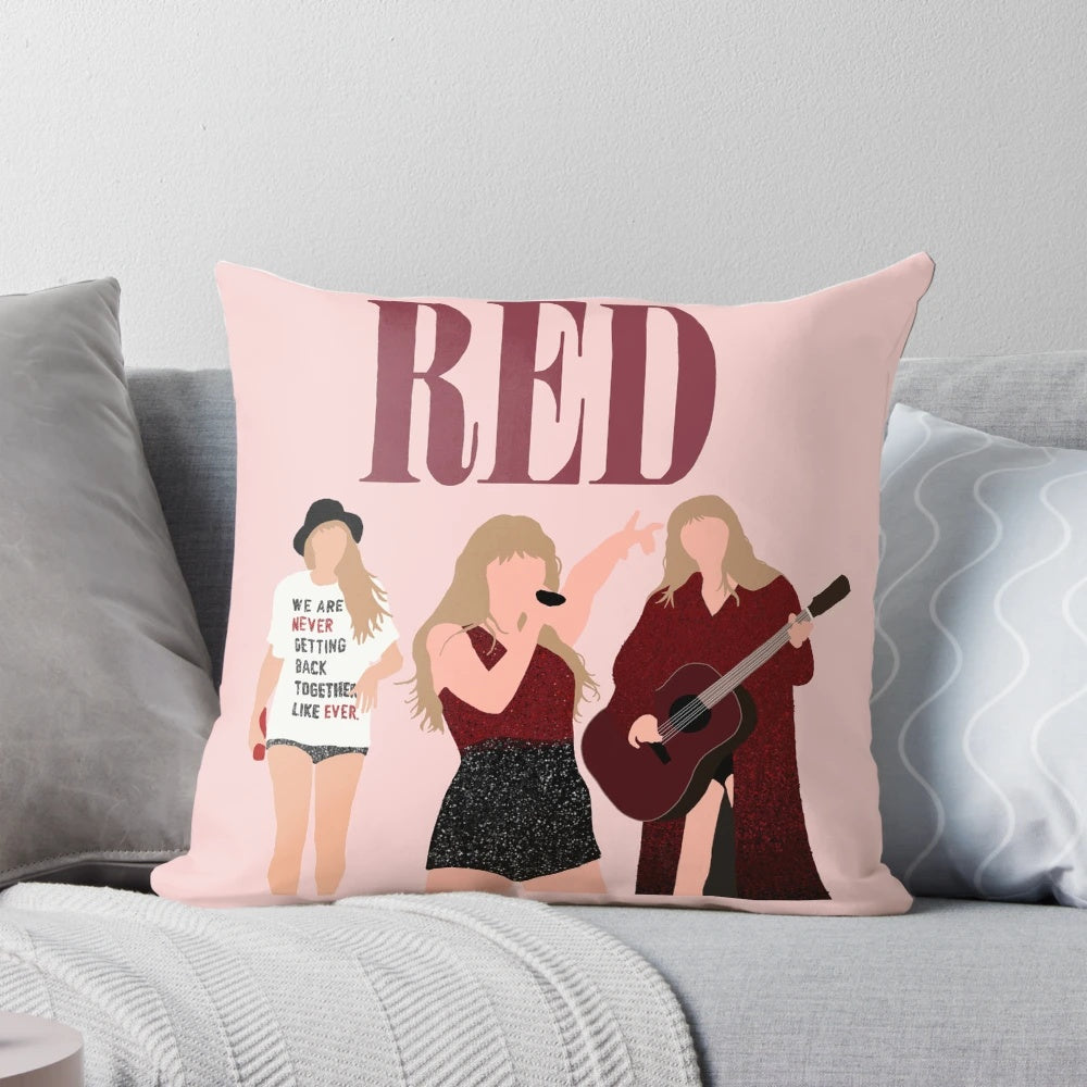 Taylor Swift "The Eras Tour" Red (Taylor's Version) Pillow