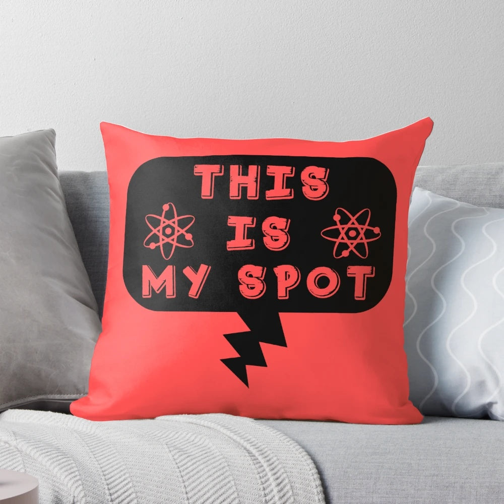 Officially Licensed The Big Bang Theory Themed Throw Pillow