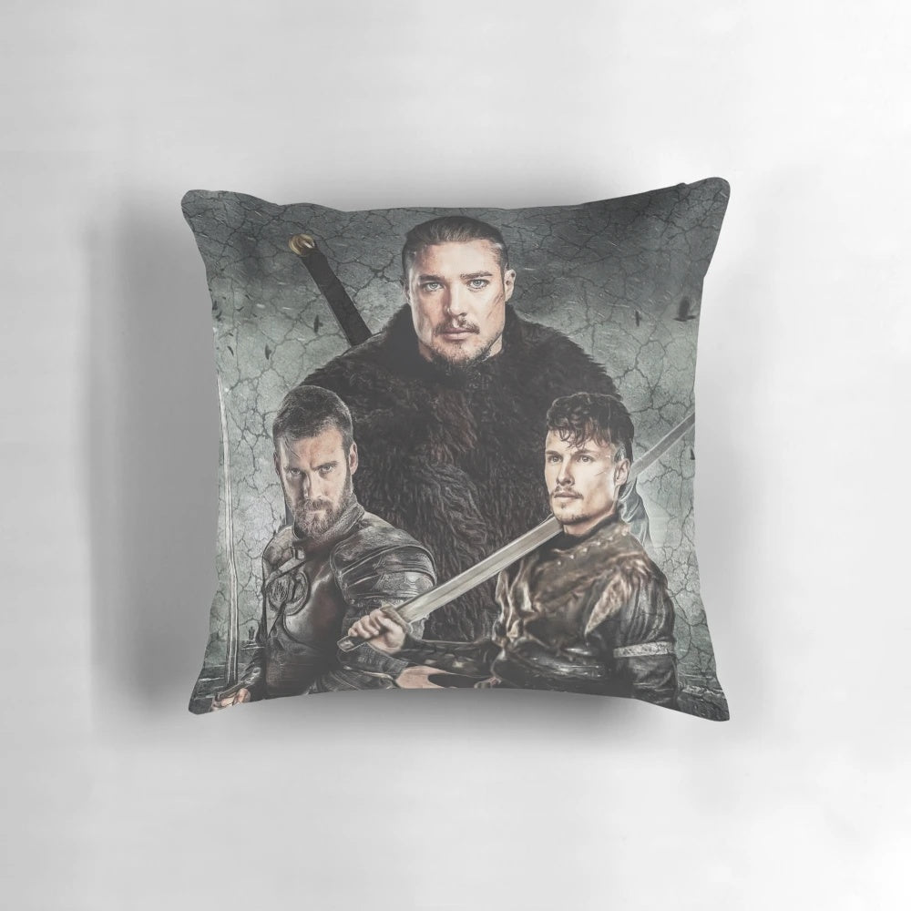 Officially Licensed The Last Kingdom Uhtred Pillow featuring the iconic character from the popular Netflix series