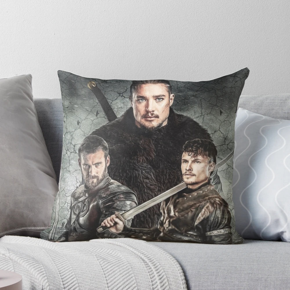 Officially Licensed The Last Kingdom Uhtred Pillow featuring the iconic character from the popular Netflix series