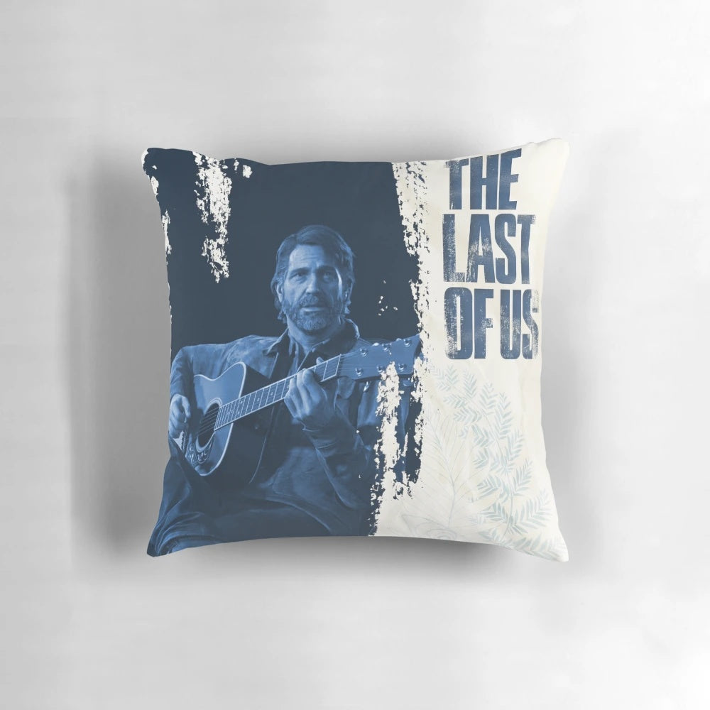 The Last of Us Pillow featuring characters Joel and Ellie from the popular video game franchise