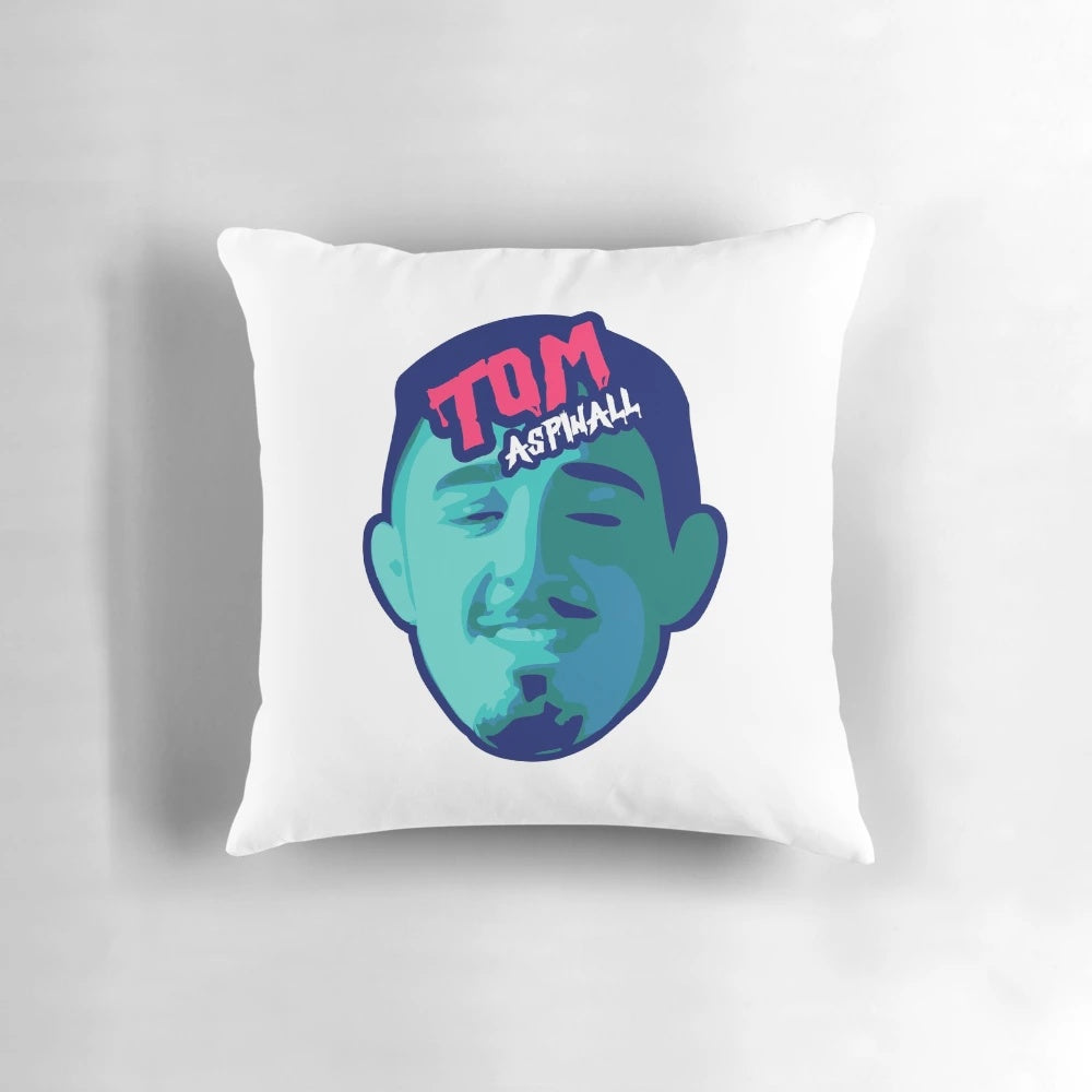 Plush UFC fighter Tom Aspinall pillow for sports fans