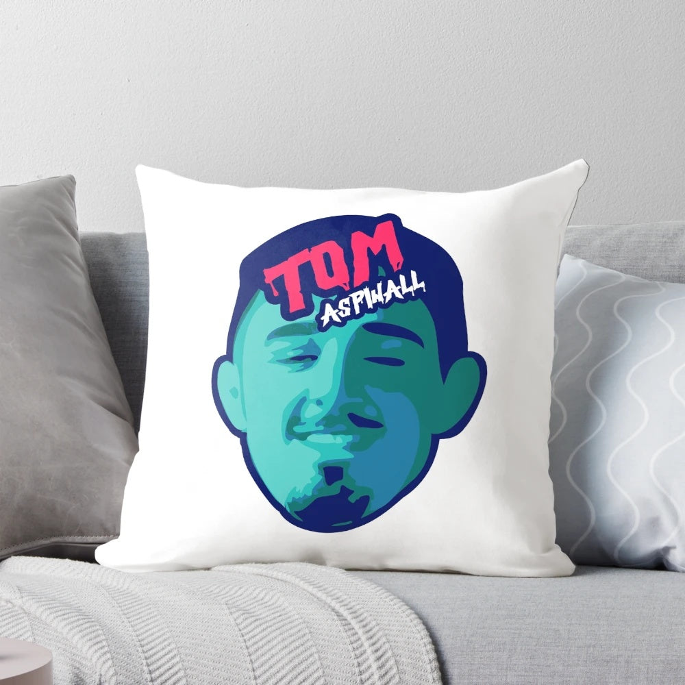 Plush UFC fighter Tom Aspinall pillow for sports fans