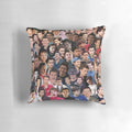 Soft plush college pillow featuring a graphic of actor Tom Holland as Spider-Man