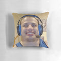 Tyler1 inspired pillow with iconic gaming meme design