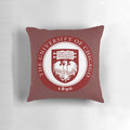 University of Chicago Pillow featuring the institution's iconic logo and branding