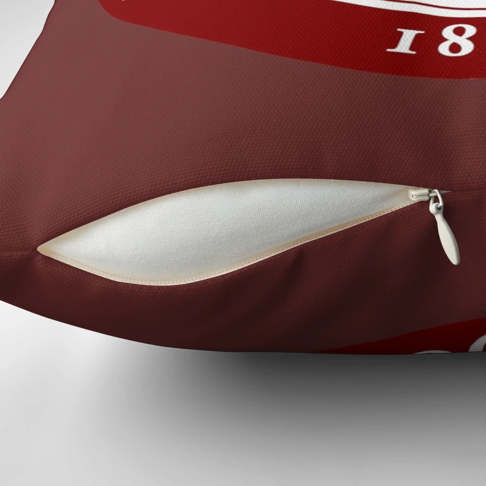 University of Chicago Pillow featuring the institution's iconic logo and branding