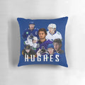 Vancouver Canucks Quinn Hughes Pillow - Soft, Comfortable Hockey Pillow for NHL Fans