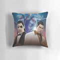 Yakuza 0 themed throw pillow featuring the game's iconic characters and logo