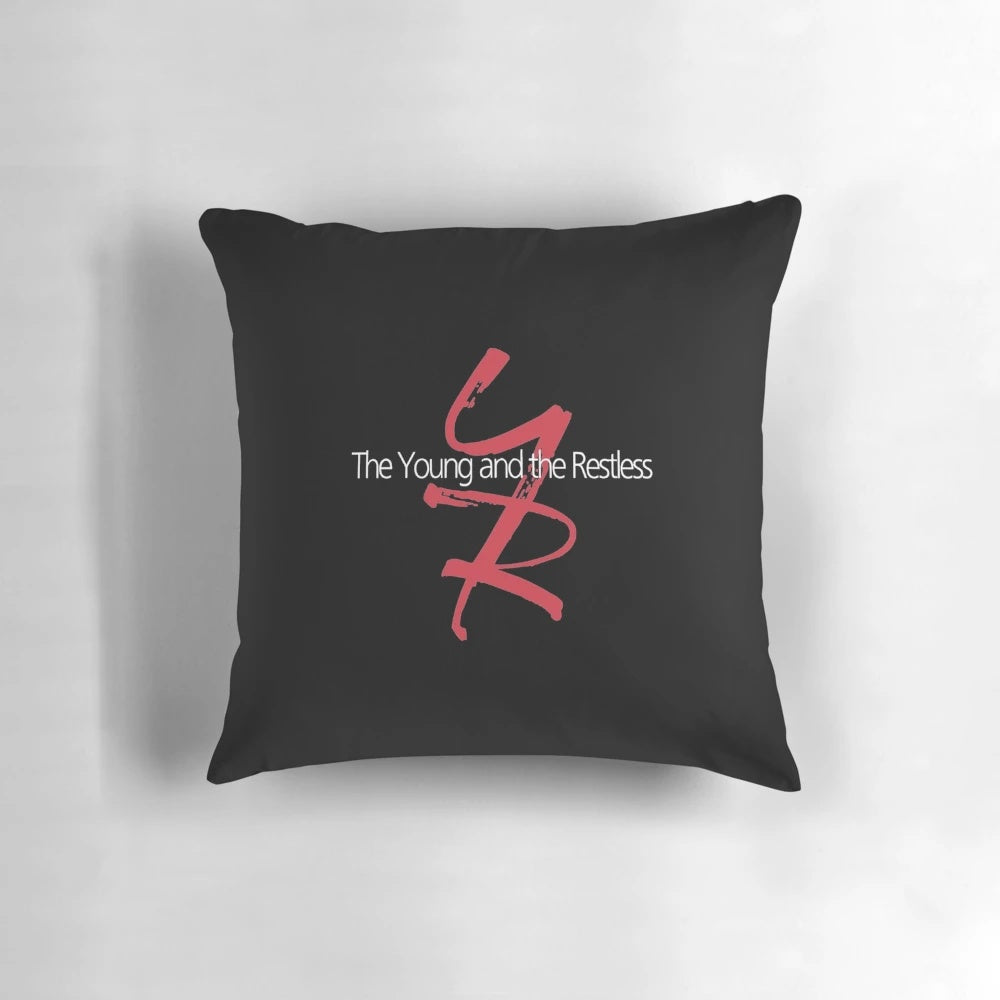 Soft and cozy Young and Restless themed throw pillow for TV show fans