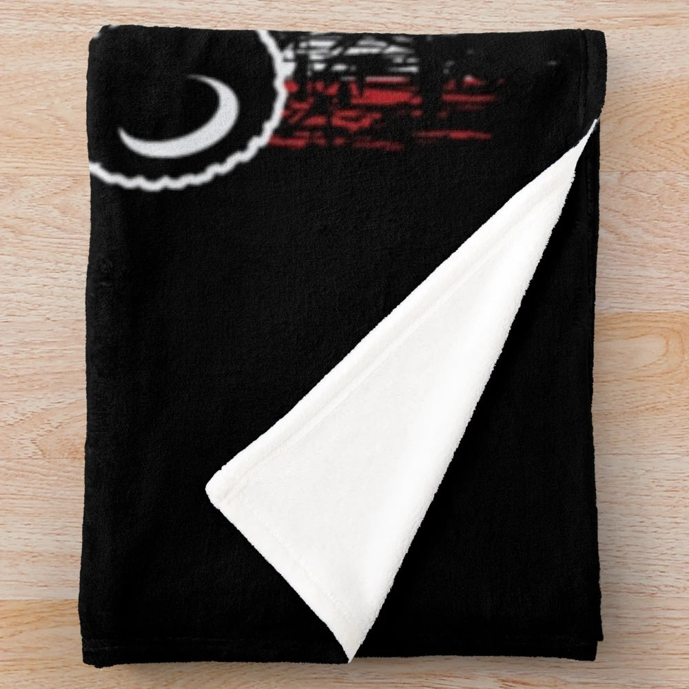 Offroad racing inspired plush blanket with USA UTV RZR design