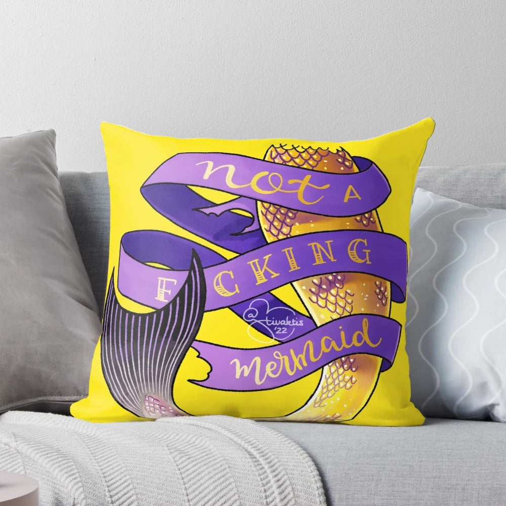 OFMD inspired throw pillow featuring the character Jim Jimenez from the show Our Flag Means Death