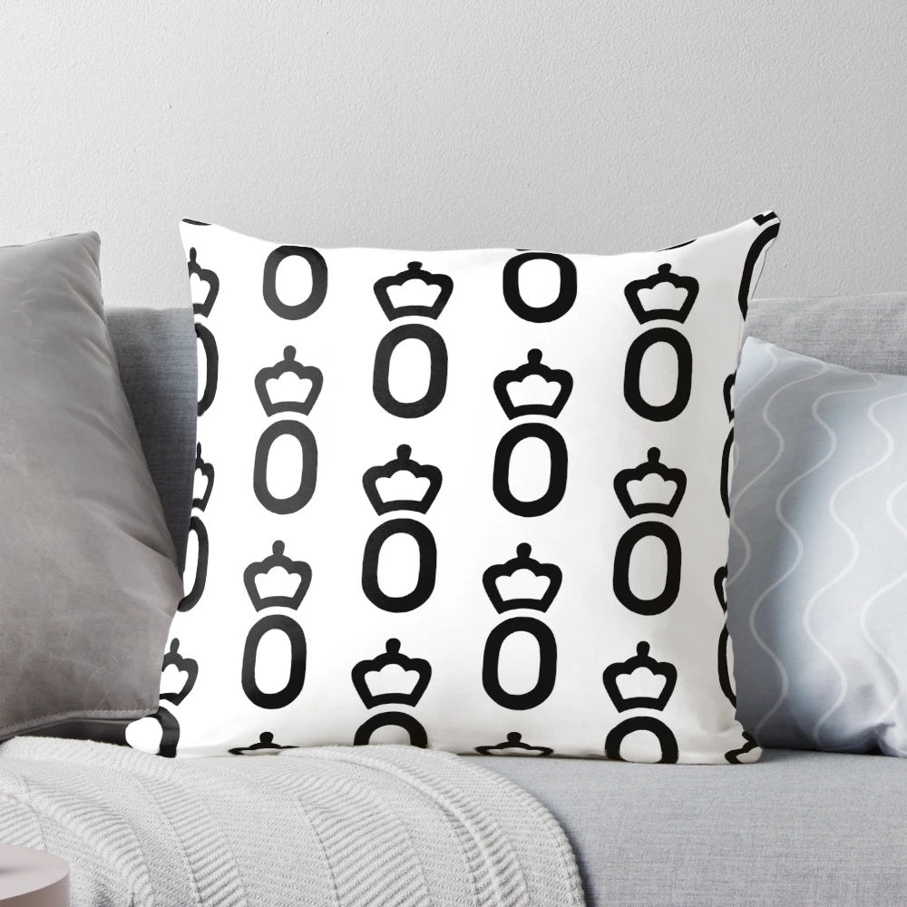 Oldenburg horse breed pillow for equestrian home decor