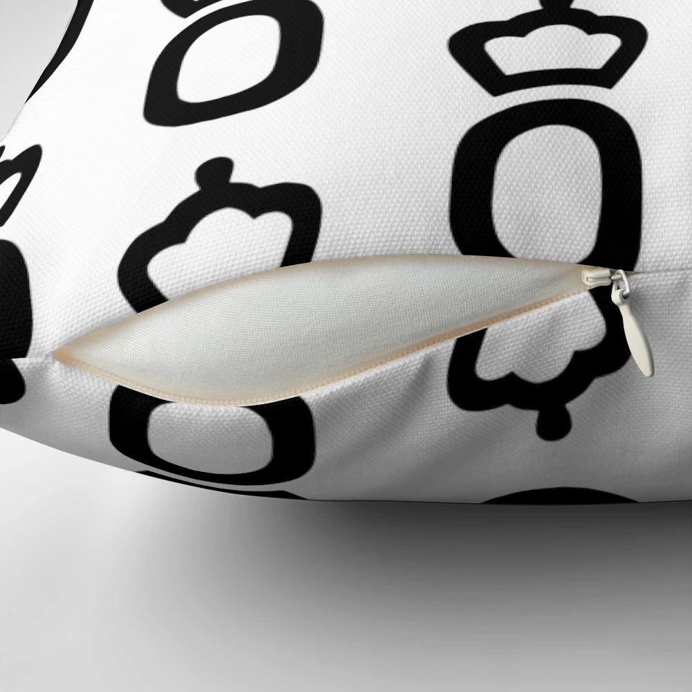 Oldenburg horse breed pillow for equestrian home decor