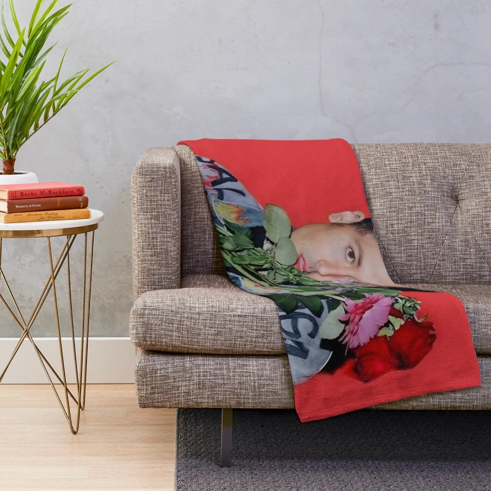 Oli Sykes Inspired Plush Blanket for Fans
