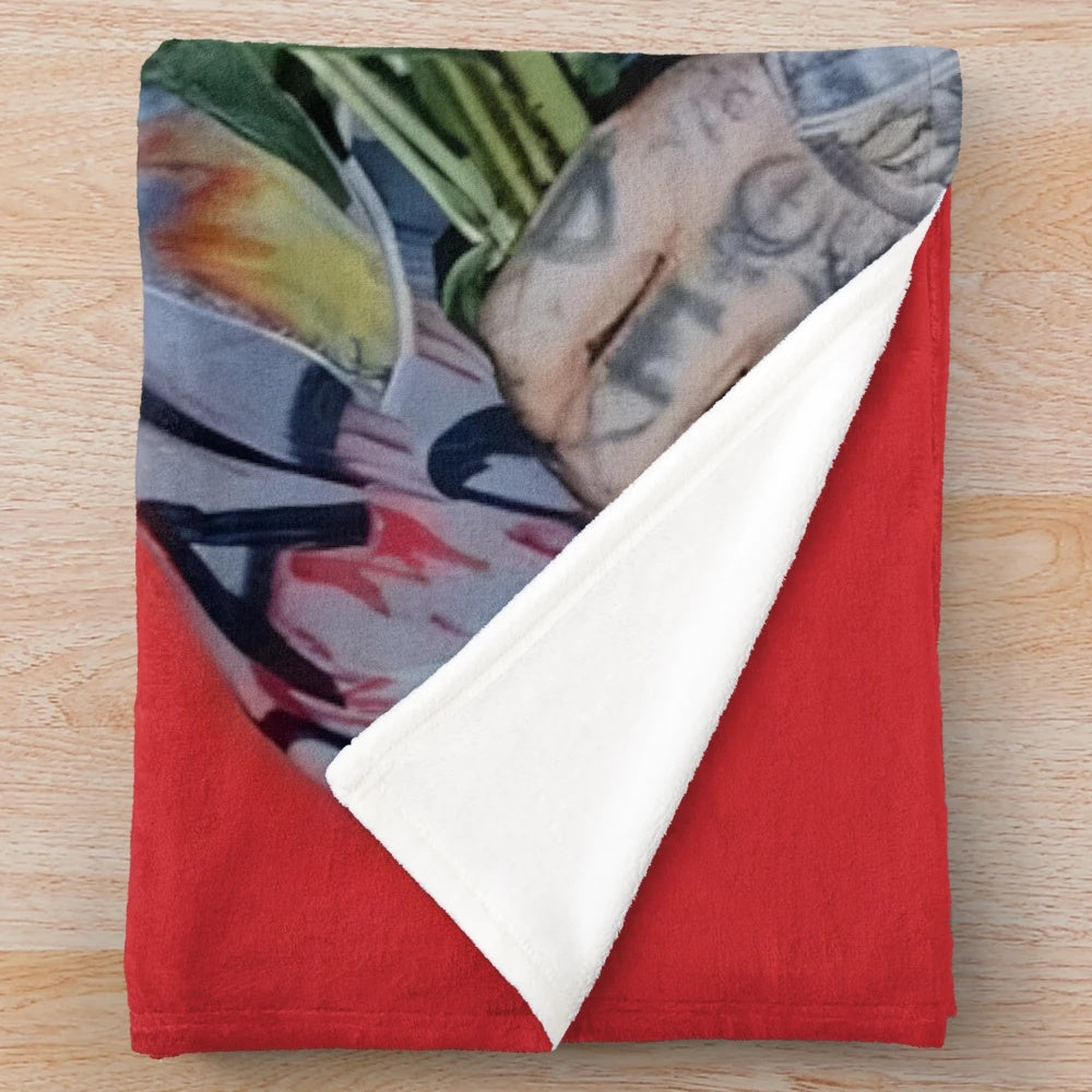 Oli Sykes Inspired Plush Blanket for Fans