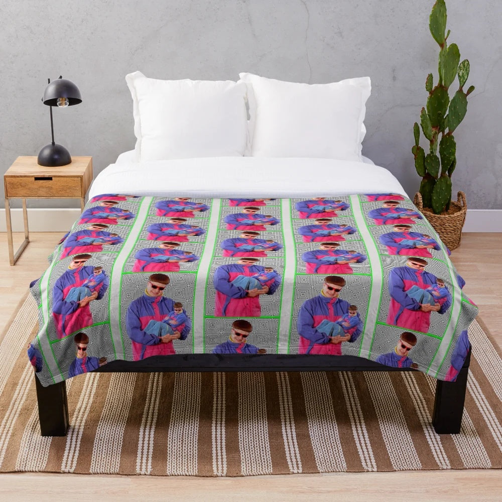 Oliver Tree inspired premium plush blanket