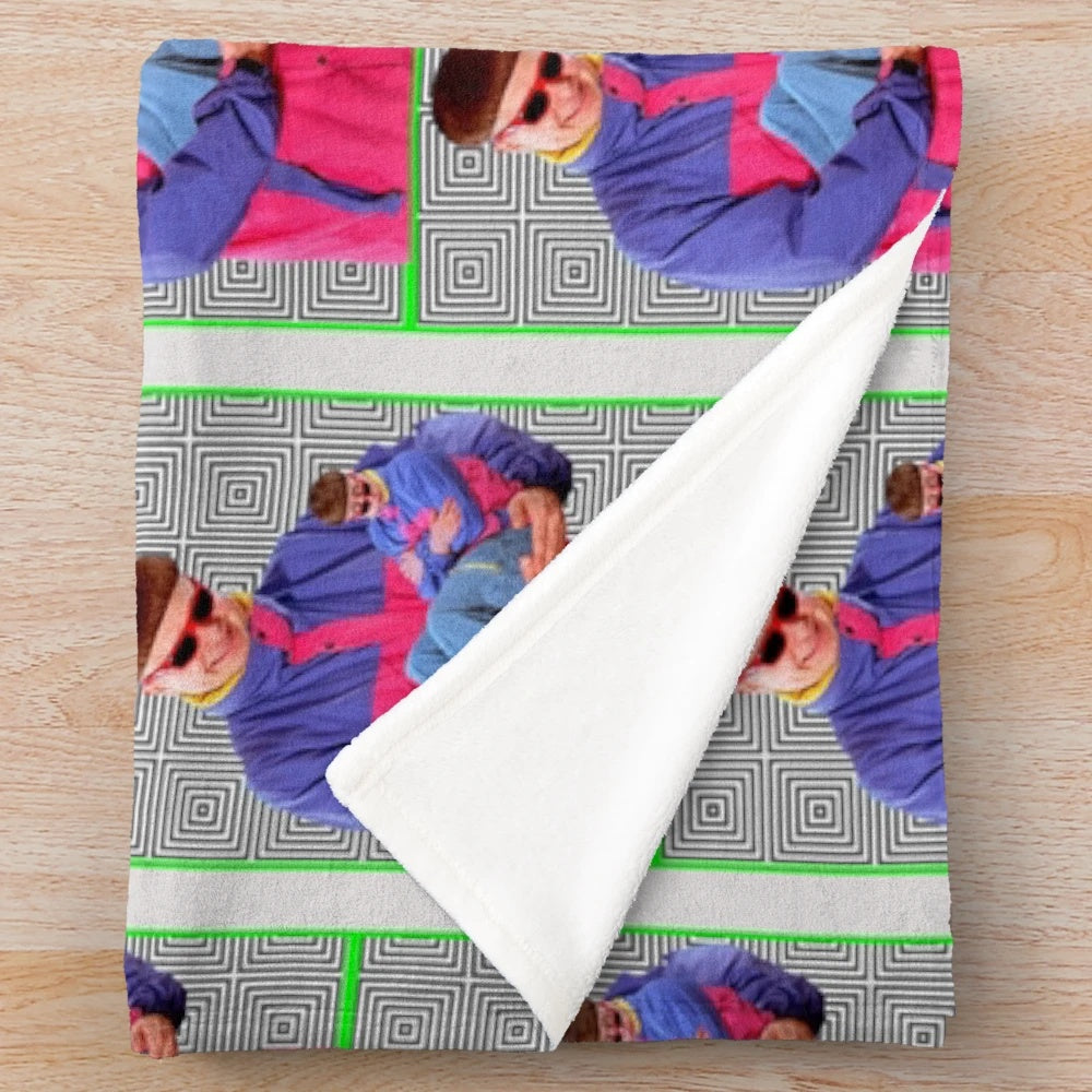 Oliver Tree inspired premium plush blanket