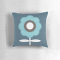 Olivia Mid-Century Modern Scandinavian Turquoise Pillow