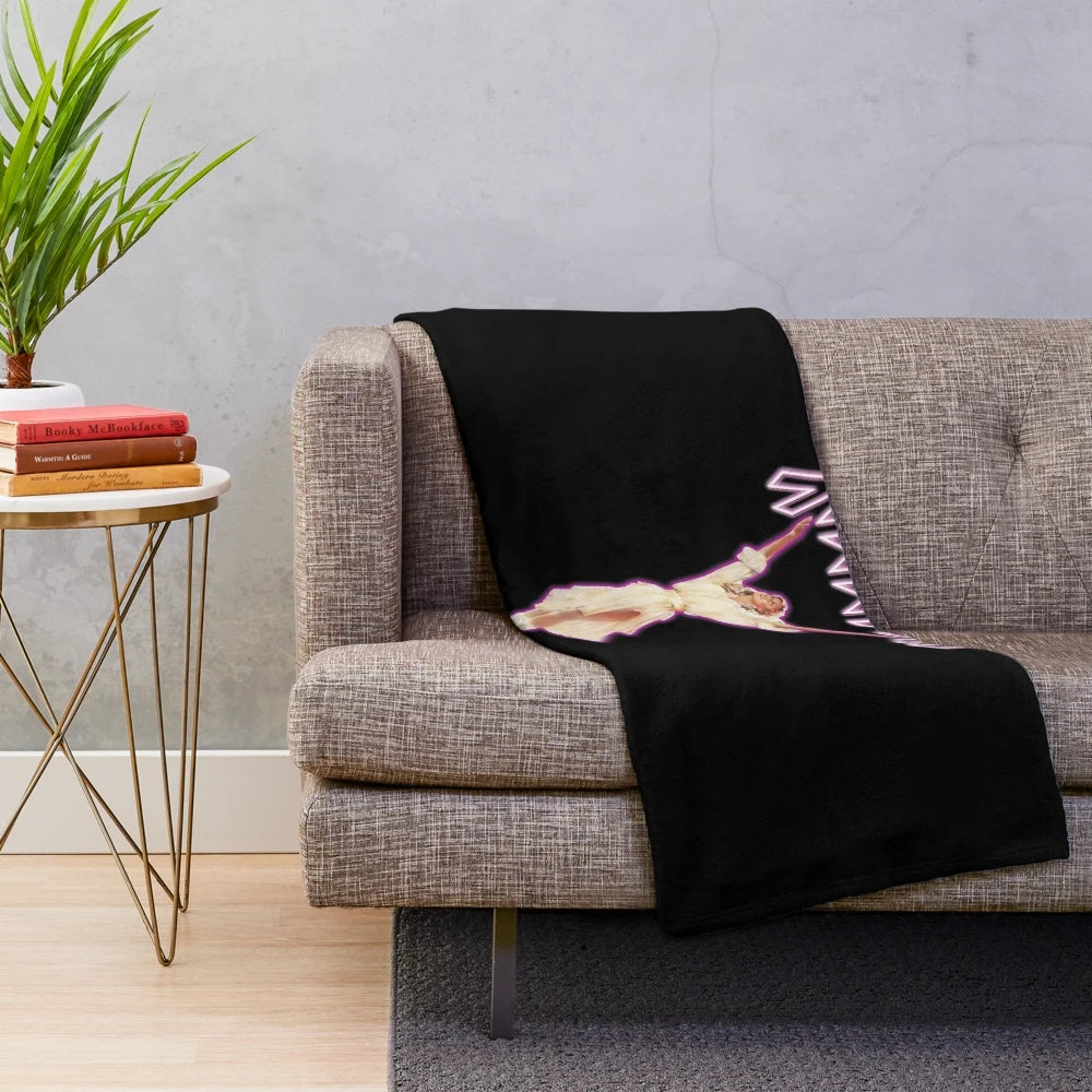 Olivia Newton-John inspired Xanadu plush blanket