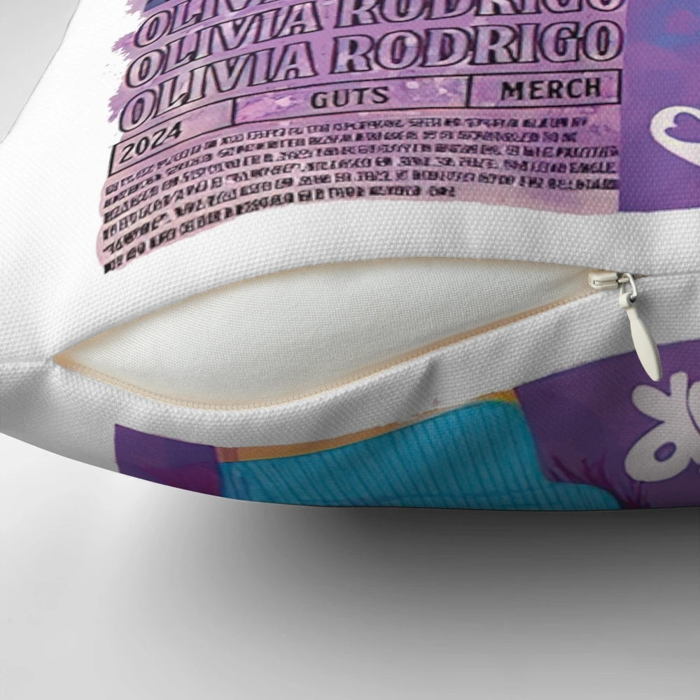 Olivia Rodrigo "Guts" Tour Concert Outfit Inspired Pillow