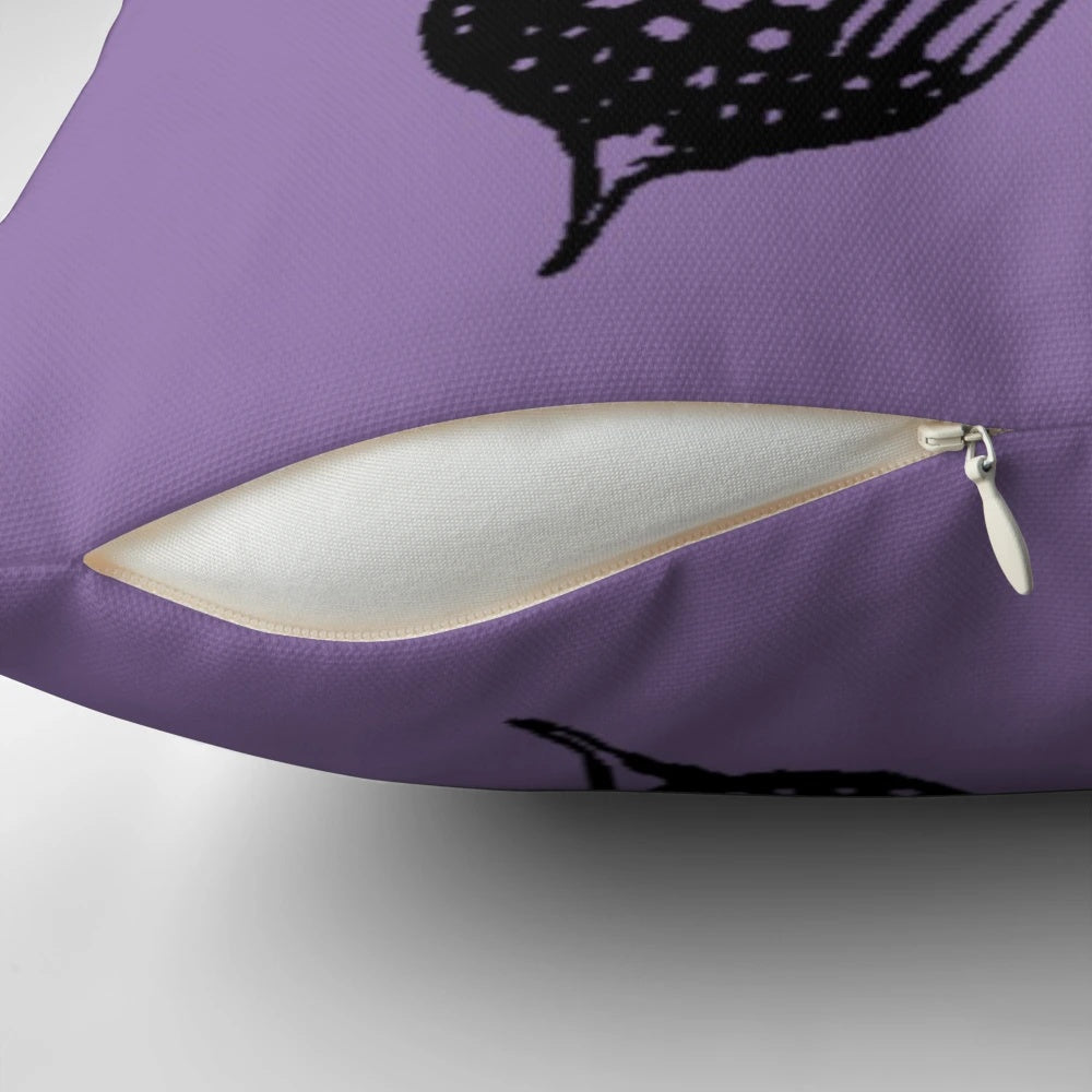 Throw pillow featuring a butterfly on fire design inspired by Olivia Rodrigo's SOUR album