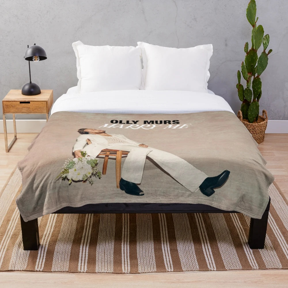 Olly Murs inspired plush blanket
